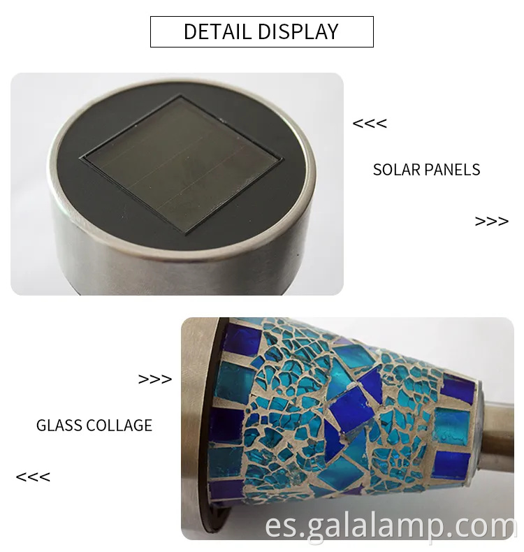 Luces de pico de jardín de acero inoxidable premium para caminos